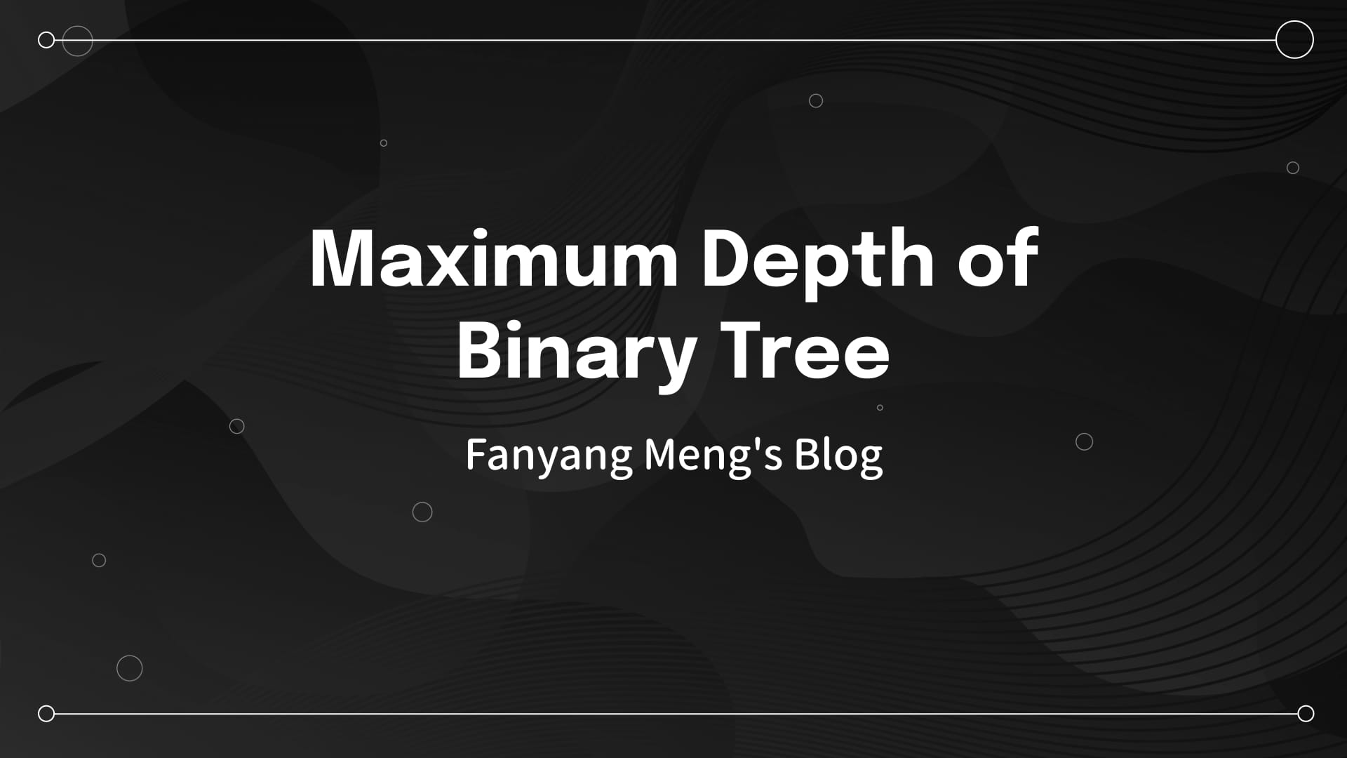 104. Maximum Depth of Binary Tree