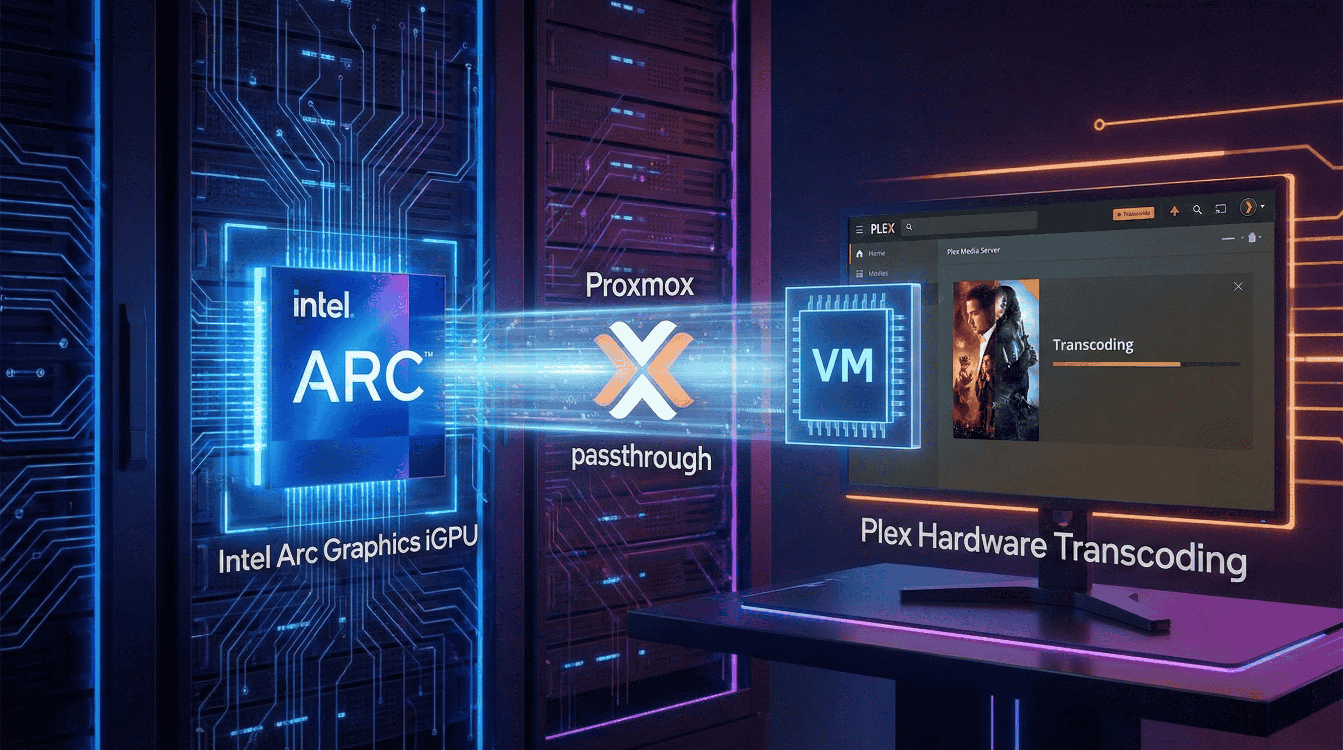 Intel Arc Graphics (iGPU) Passthrough on Proxmox Virtual Machine for Plex Hardware Transcoding